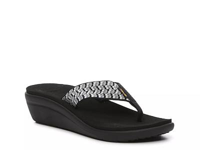 Teva Voya Wedge Flip Flop Free Shipping DSW