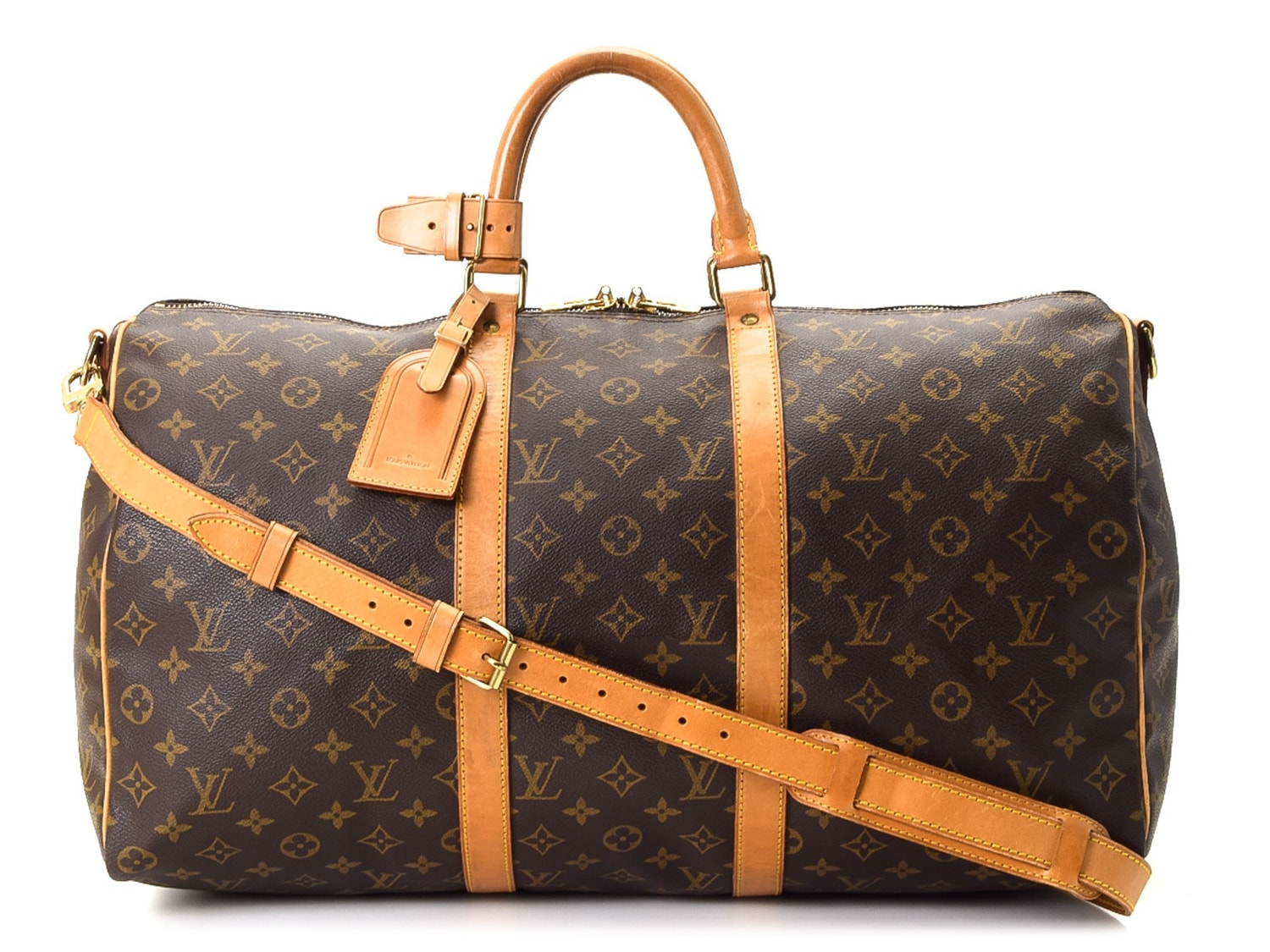 Louis Vuitton - Vintage Luxury Keepall 50 Bandouliere Weekender - Free  Shipping