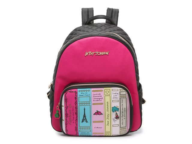 Betsey johnson quilted backpack online