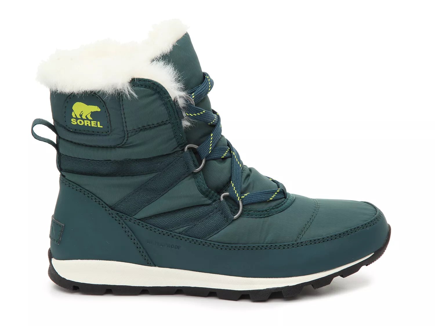 whitney short lace waterproof snow boot