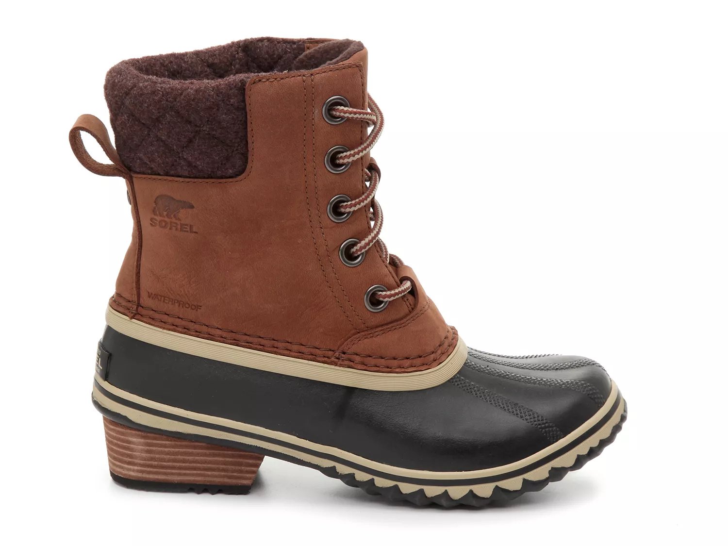 mens no lace snow boots