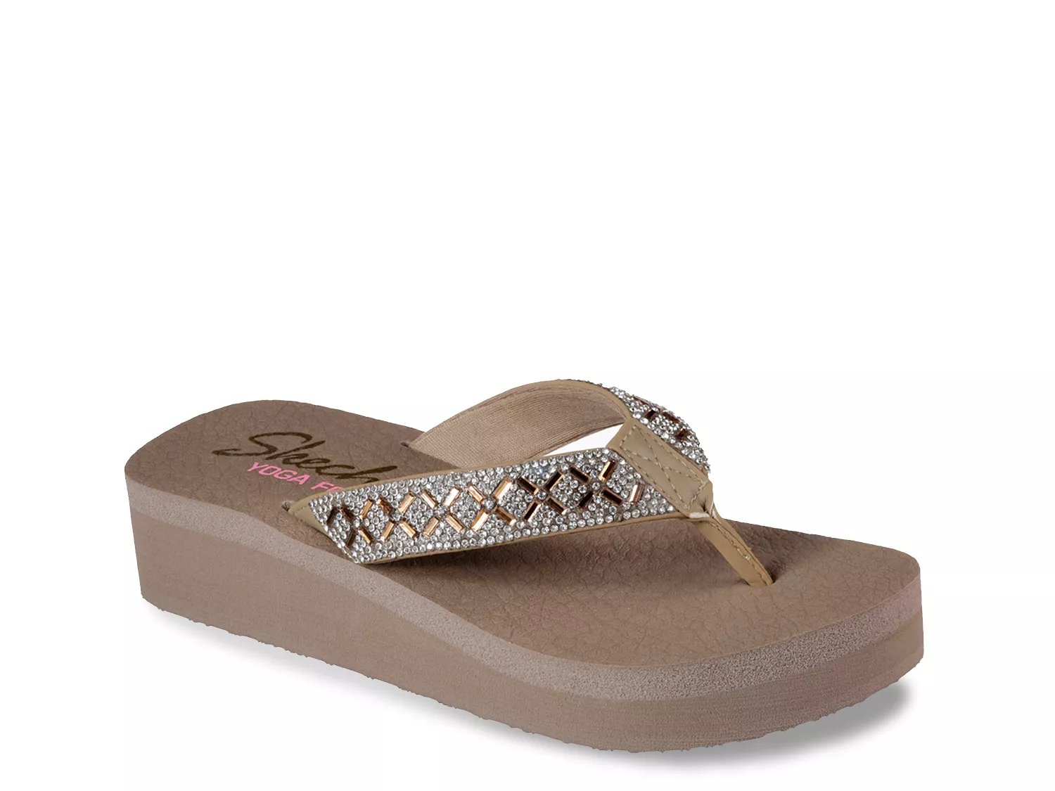 skechers cali women's vinyasa bindu flip flop