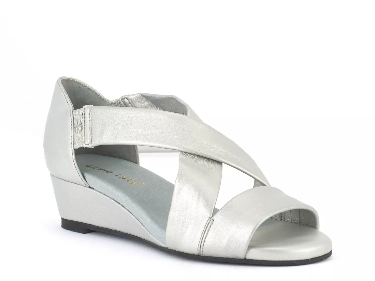 David tate swan sales wedge sandal