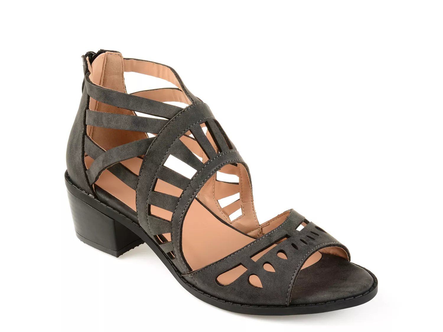 black strappy heels dsw