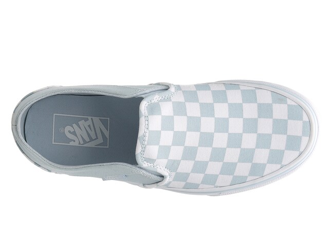 Vans Asher Checkered Slip-On Sneaker - Women's - Free Shipping | DSW