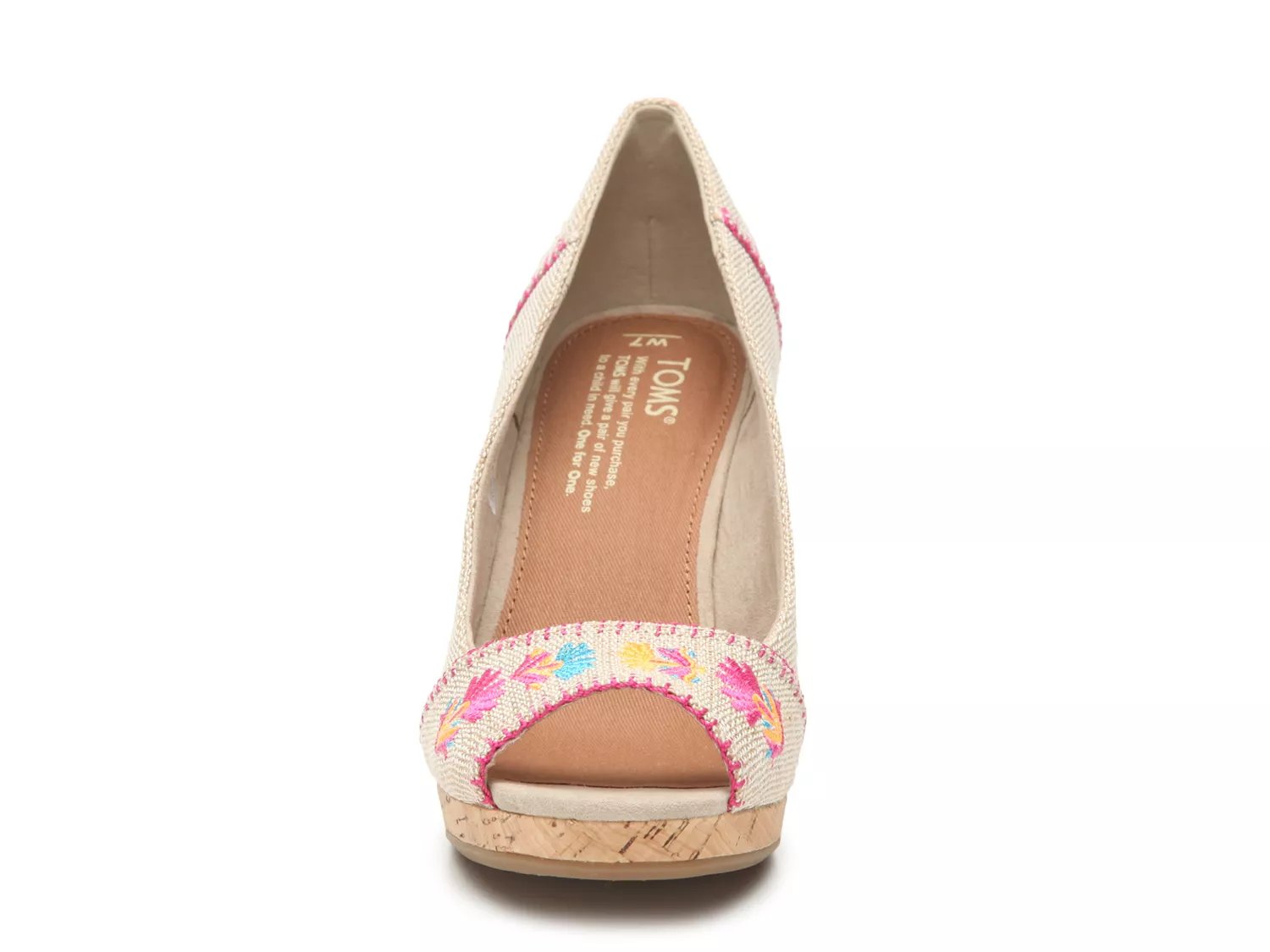 toms stella wedge pump