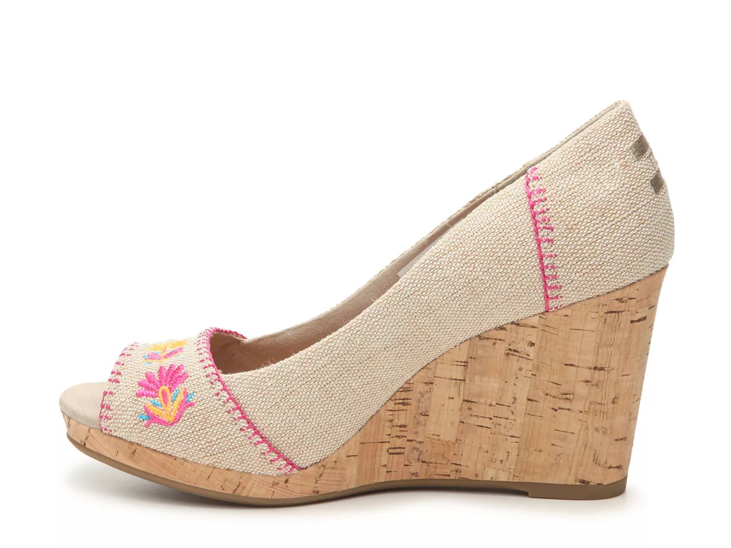 toms stella wedge pump