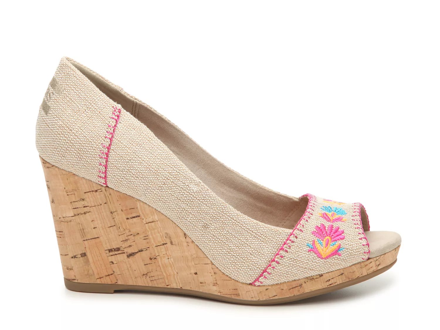 toms stella wedge pump