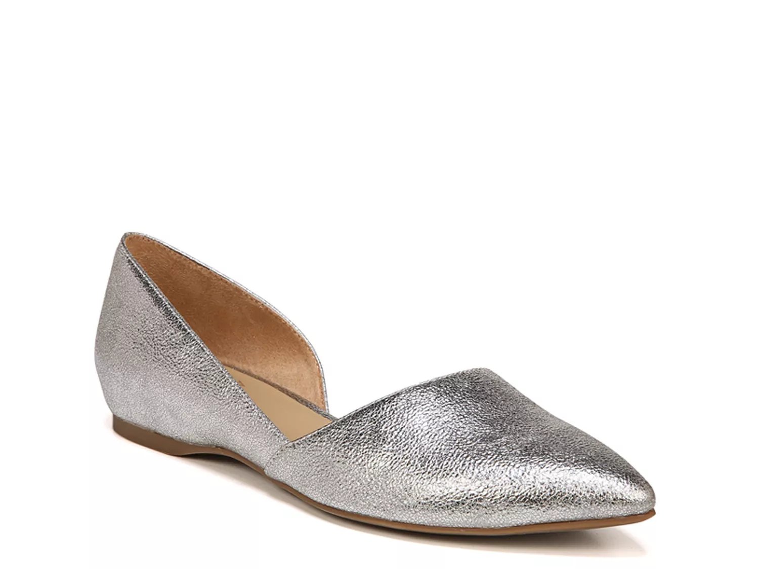 naturalizer tamara flat silver