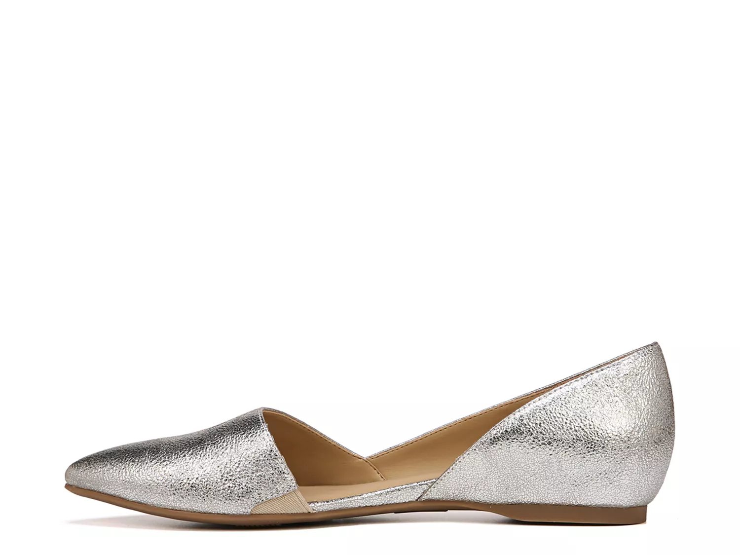 naturalizer tamara flat silver