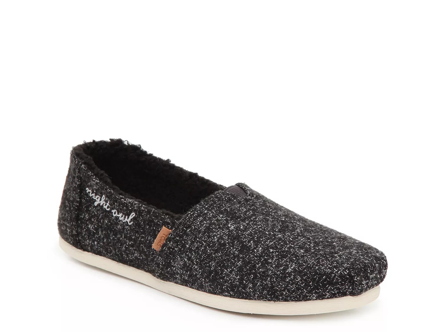 black multicolor night owl felt women's classics