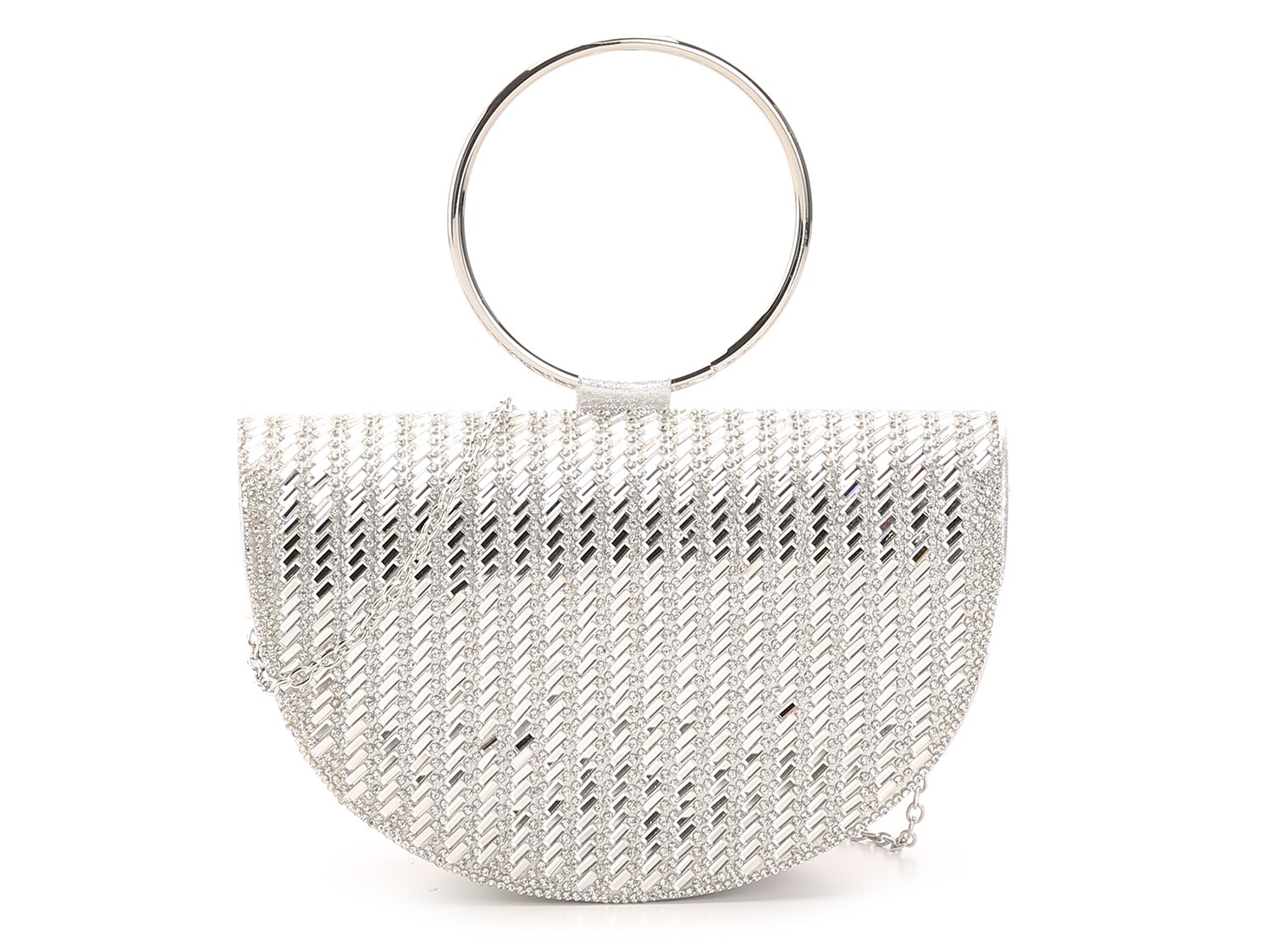 silver clutch purse under $20