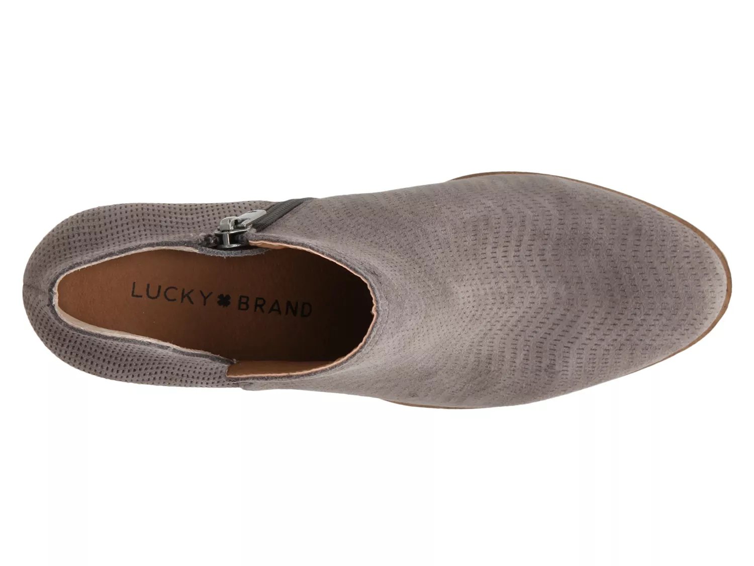 lucky brand pickla bootie grey