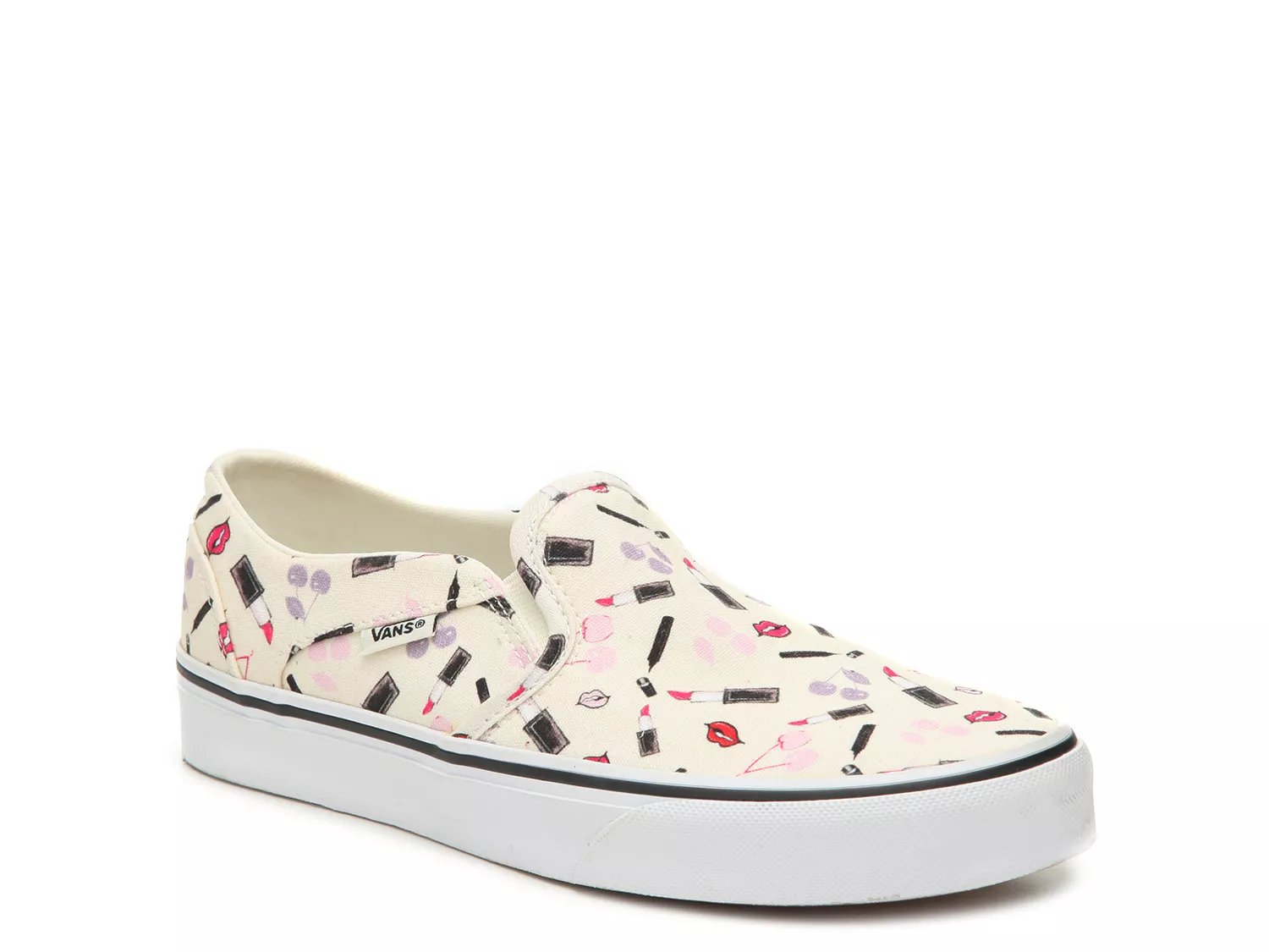 vans lipstick print