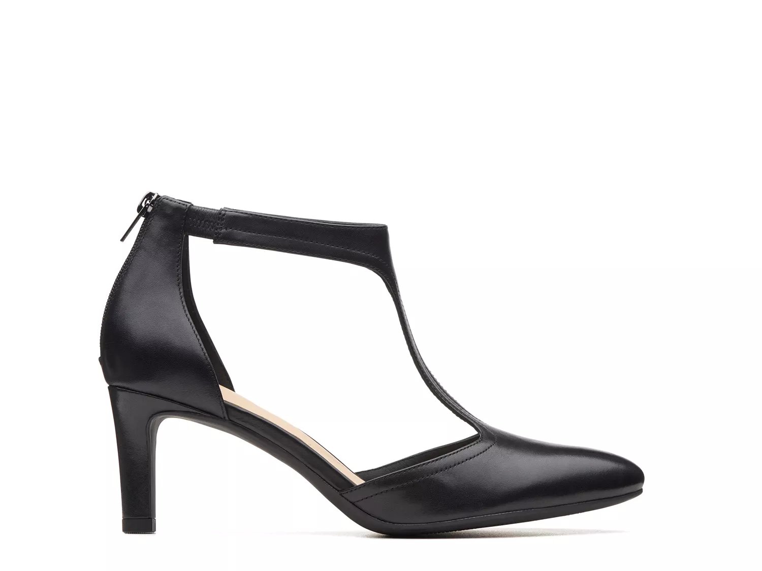 clarks sheer lily leather pumps