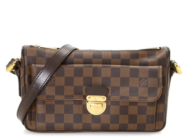 Louis Vuitton - Authenticated Ravello Handbag - Cloth Brown for Women, Very Good Condition