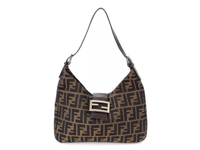 Fendi Vintage Luxury Zucca Shoulder Bag Free Shipping DSW