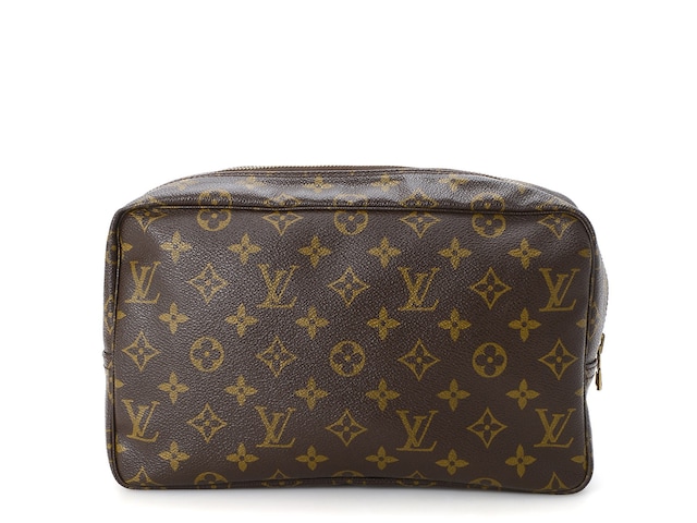 Louis Vuitton Trousse de Toilette Brown Canvas Clutch Bag (Pre-Owned)