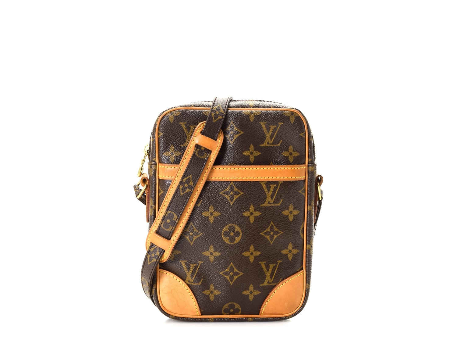 Louis Vuitton Pre-Owned Brown Monogram Danube 21 Canvas Crossbody Bag, Best Price and Reviews