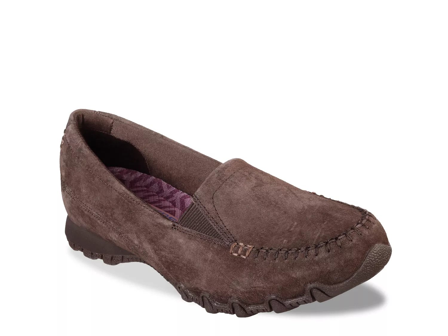 skechers women's bikers wayfarer slip on