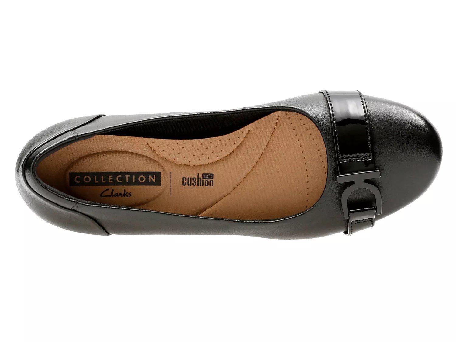 clarks flores poppy wedge pump