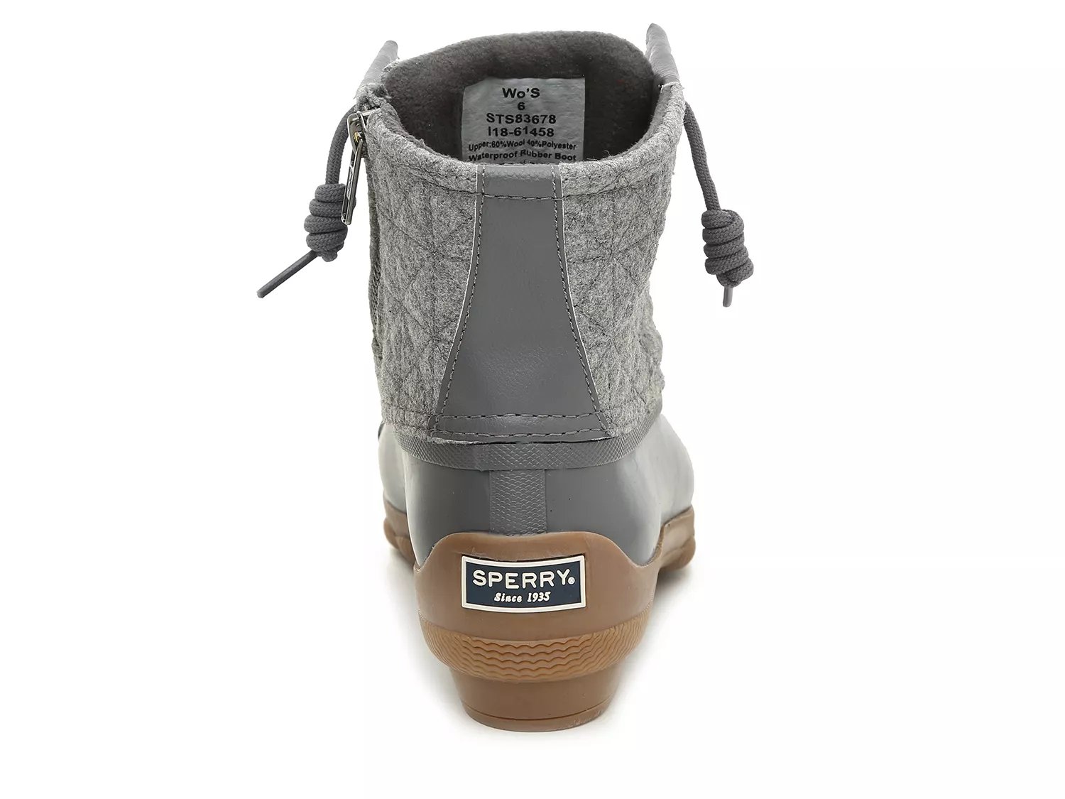 sperry syren gulf wool quilt grey