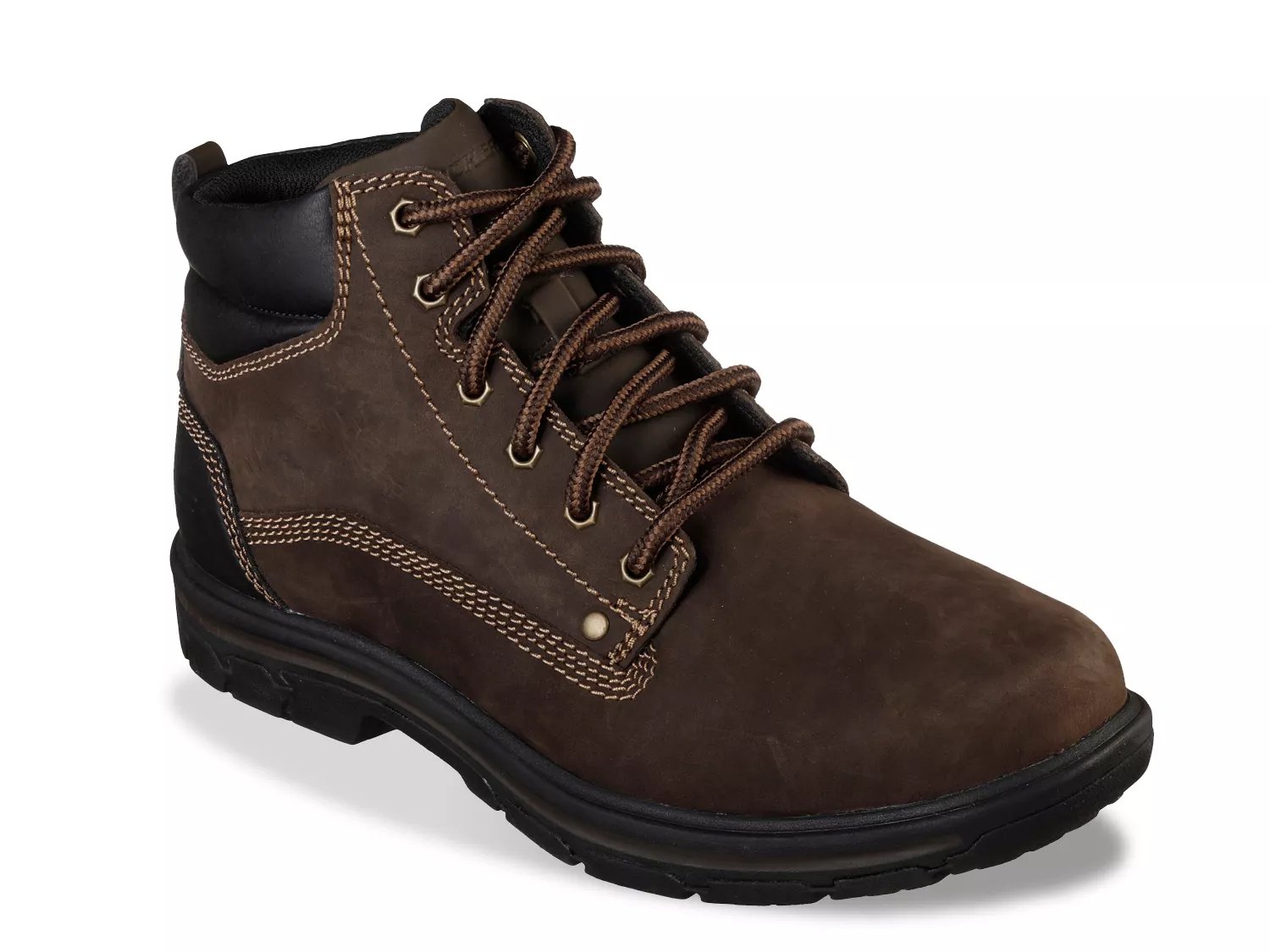 skechers mens boots memory foam