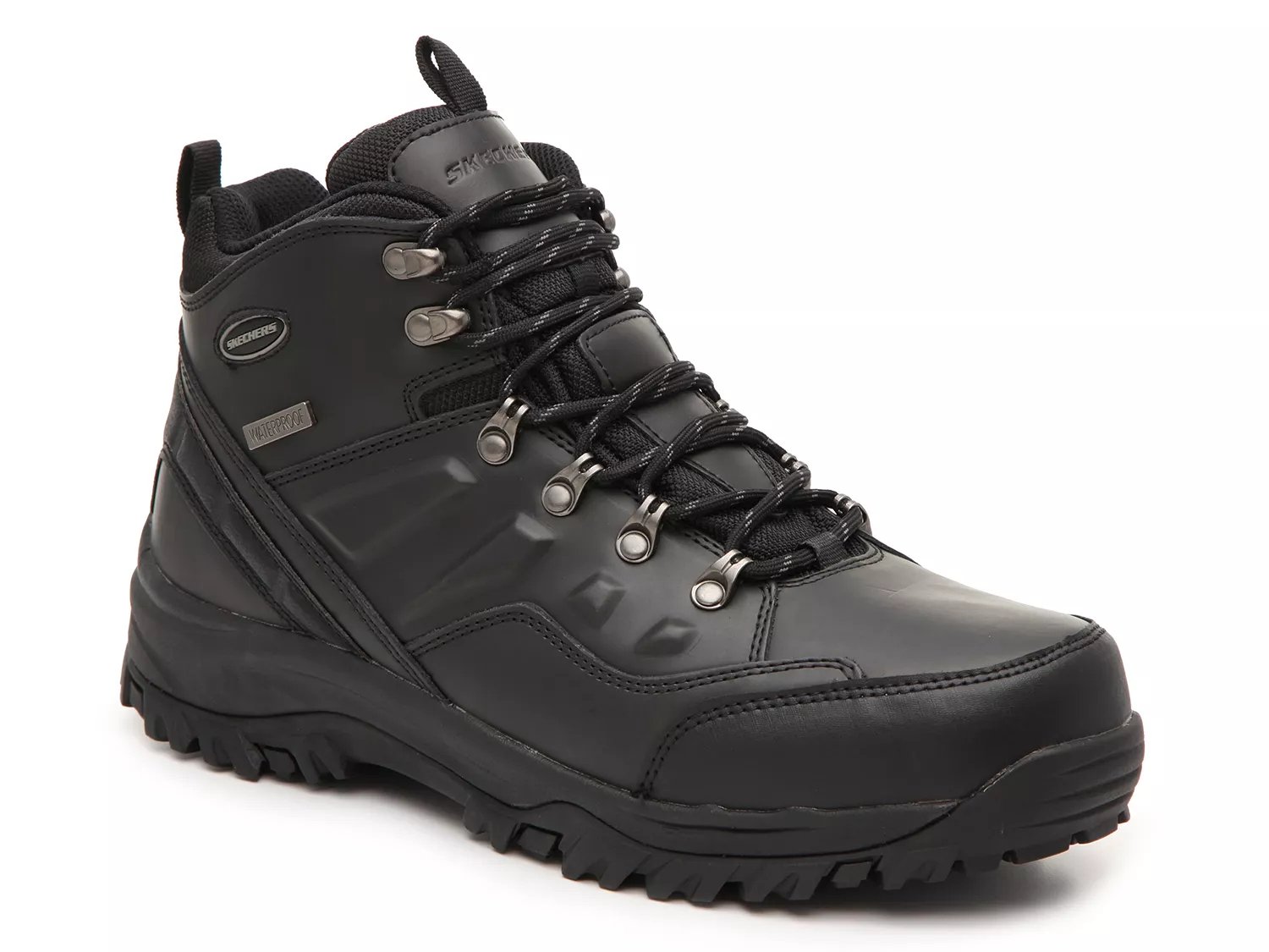 skechers relaxed fit relment traven men's waterproof boots