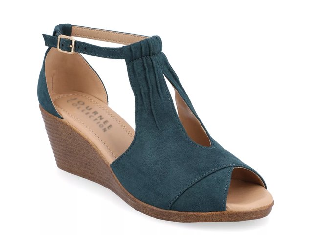 Journee Collection Kedzie Wedge Sandal - Free Shipping | DSW