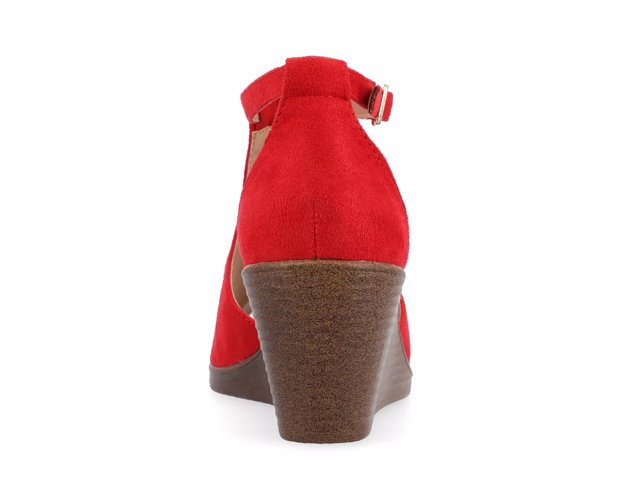 Dsw red wedge sandals clearance