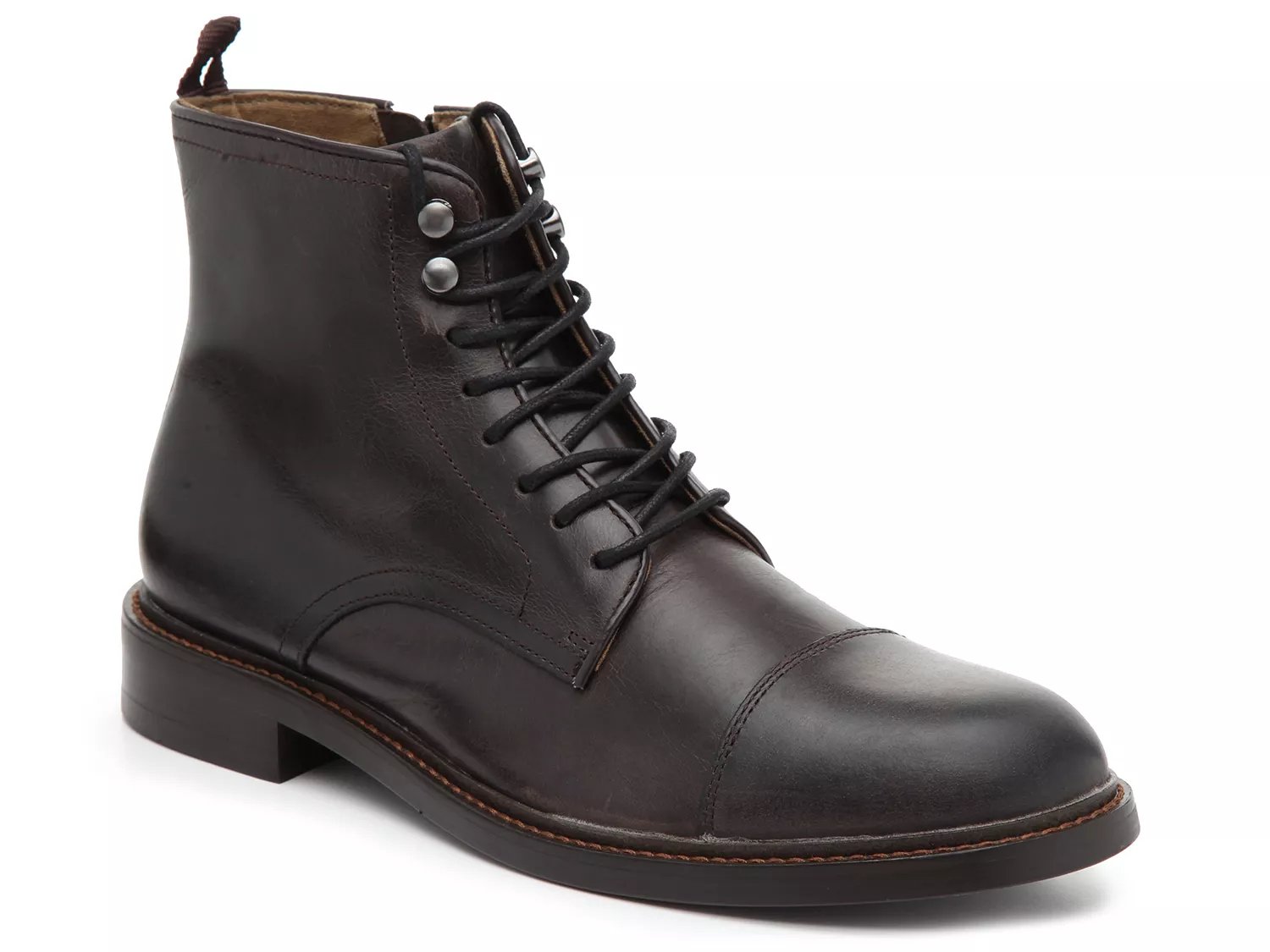 aston grey lonaro cap toe boot