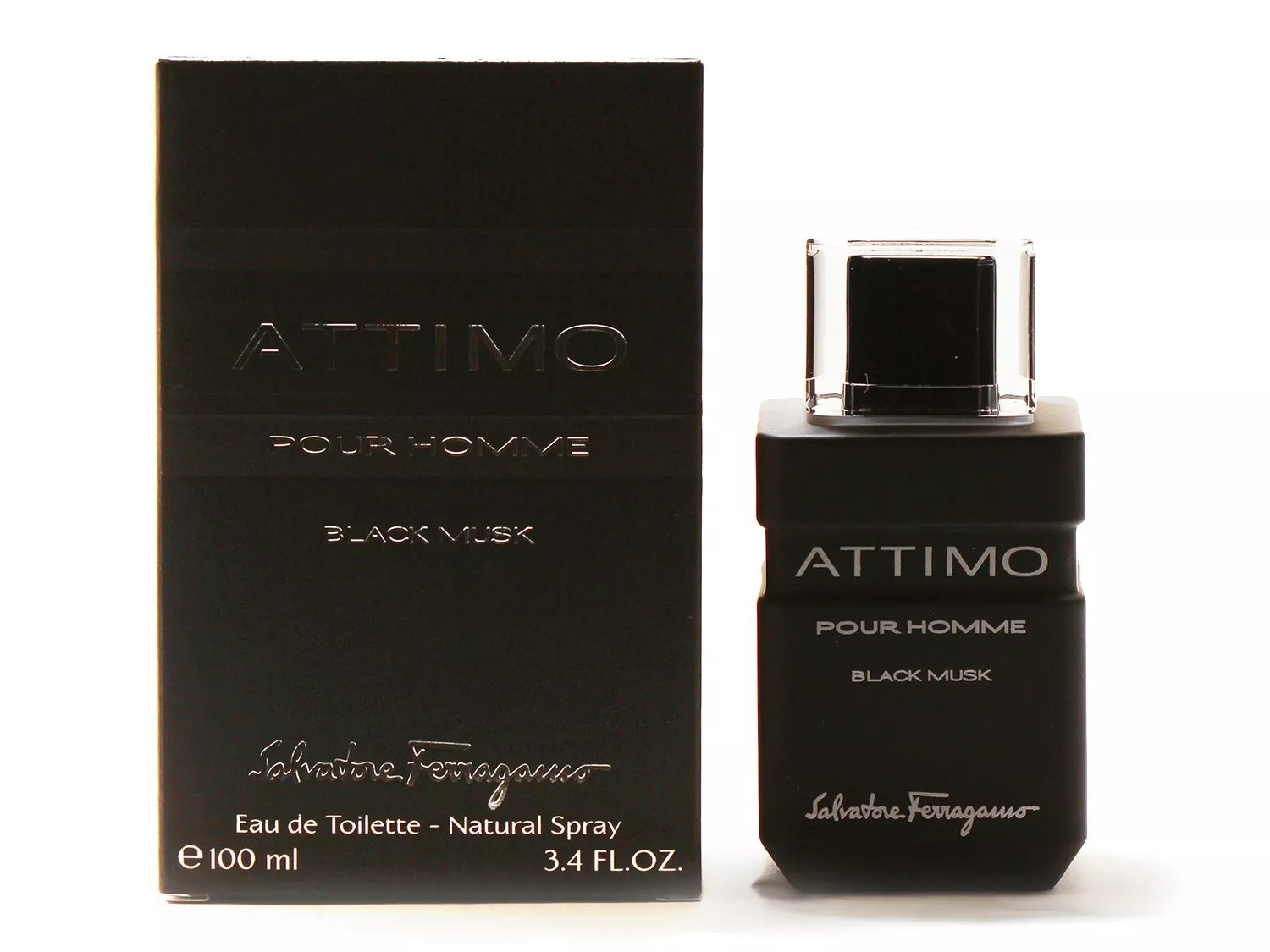 GetUSCart- Salvatore Ferragamo Pour Homme Black Eau de Toilette Spray, 1  Ounce