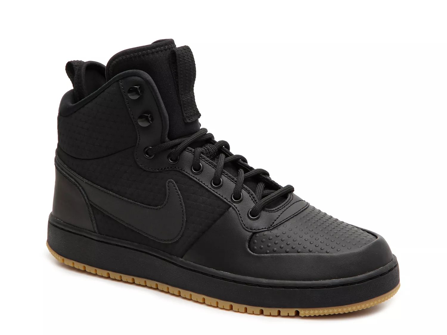 black nike mid tops