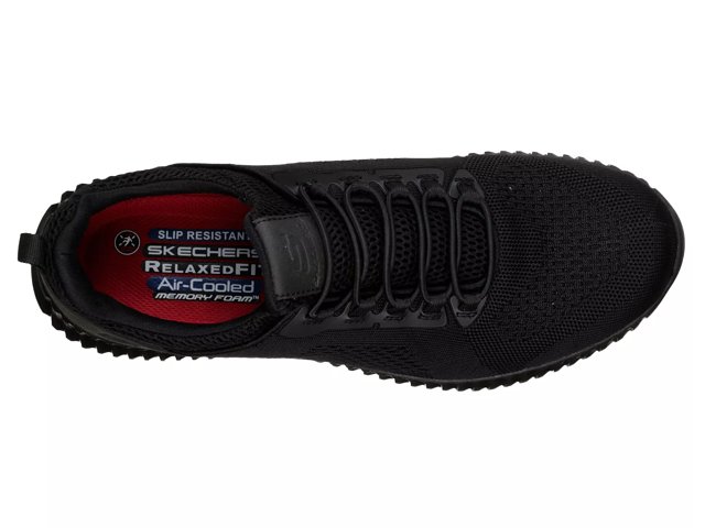 Skechers work cessnock men's shoes deals black