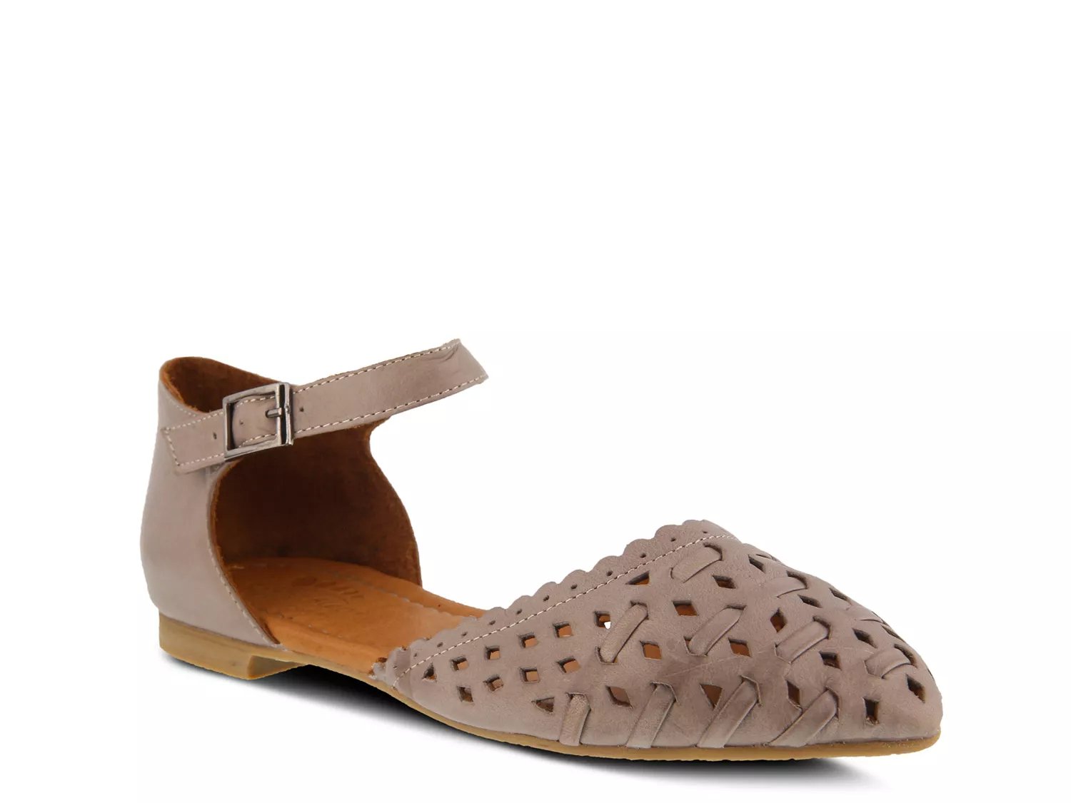 dsw ankle strap flats