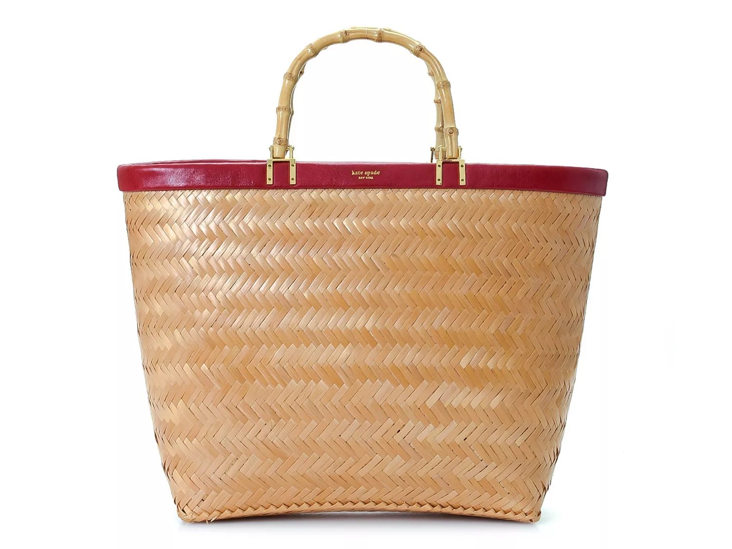 wicker wine tote