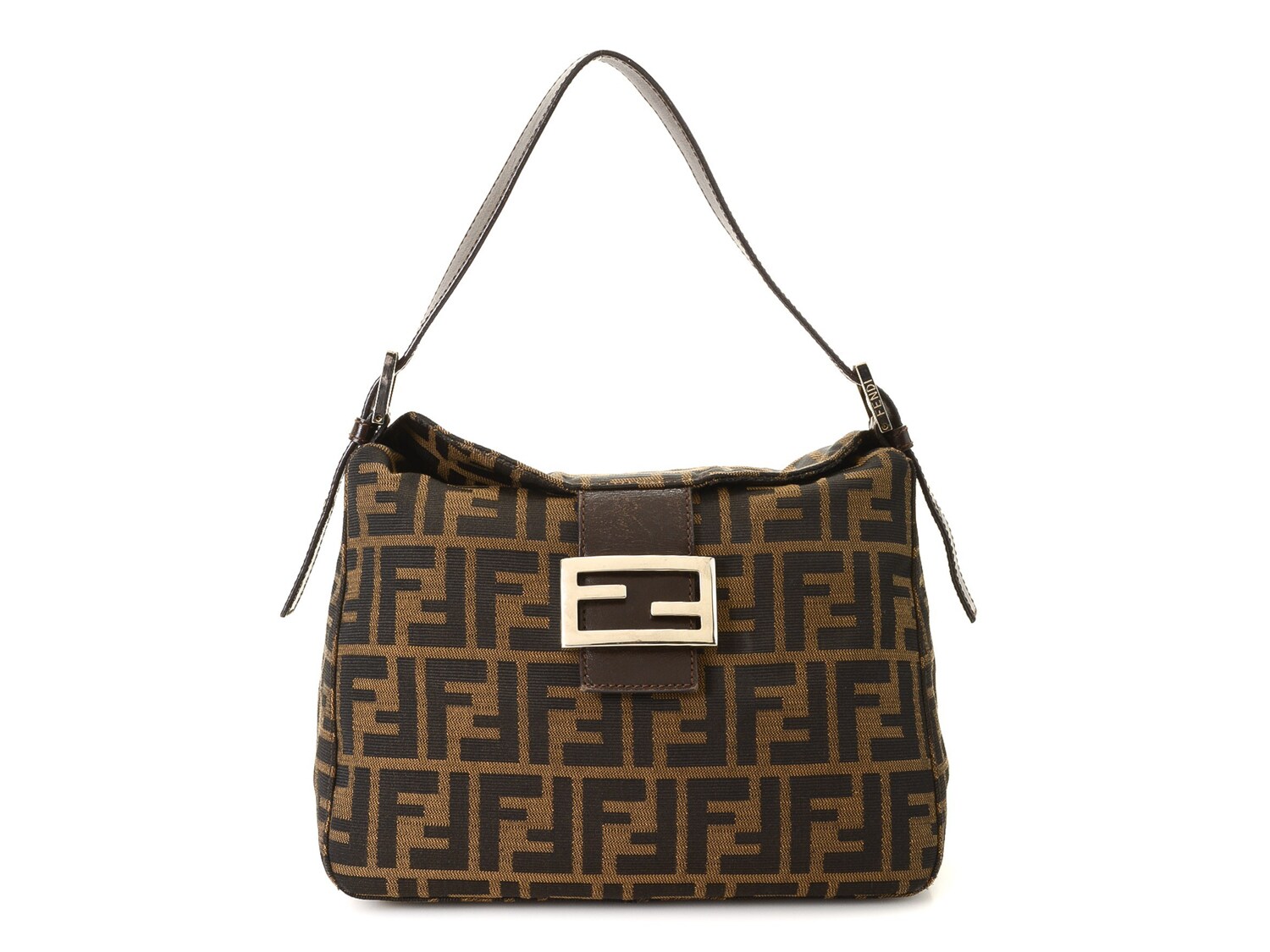 FENDI-Zucca-Logo-Print-PVC-Shoulder-Bag-Khaki-Black-7VA232 – dct-ep_vintage  luxury Store