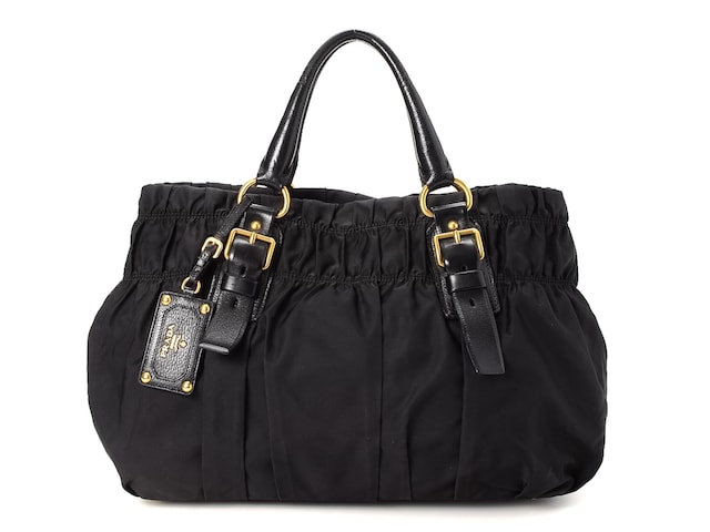 Prada Re-edition Nylon / Tessuto Gaufre Hobo Bag (Black), Luxury