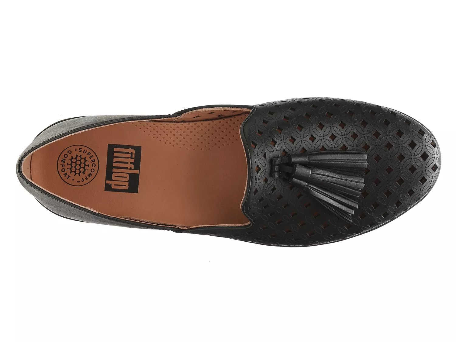 fitflop tassel superskate wedge loafer