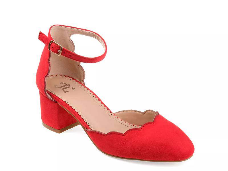 Red block heels dsw fashion