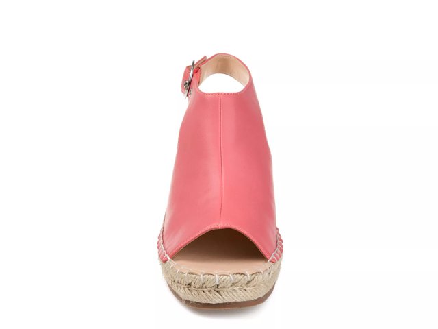 Journee collection crew discount espadrille wedge sandal