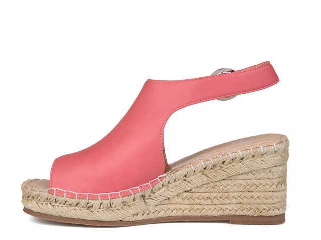 Journee Collection Crew Espadrille Wedge Sandal Free Shipping DSW