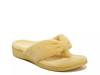 Gracie Thong Slipper Yellow view