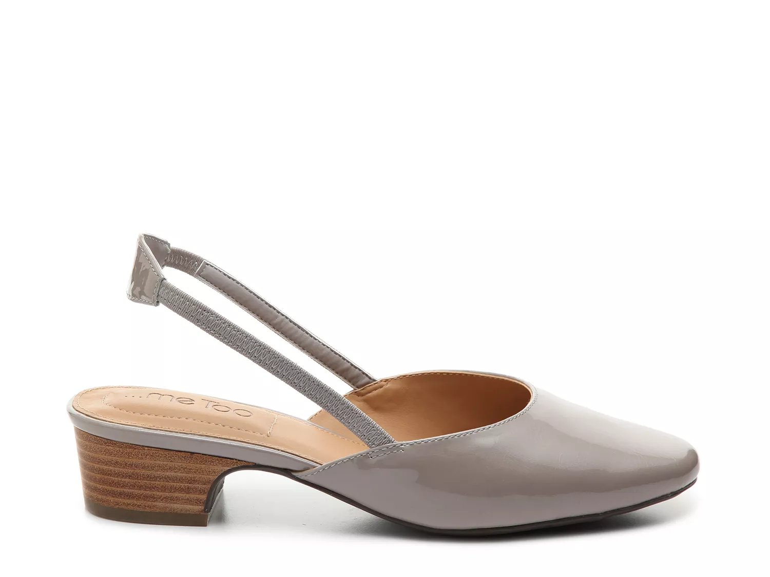 giana patent leather slingbacks by me too