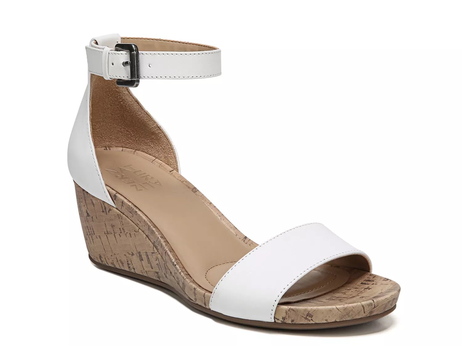 white sandals naturalizer