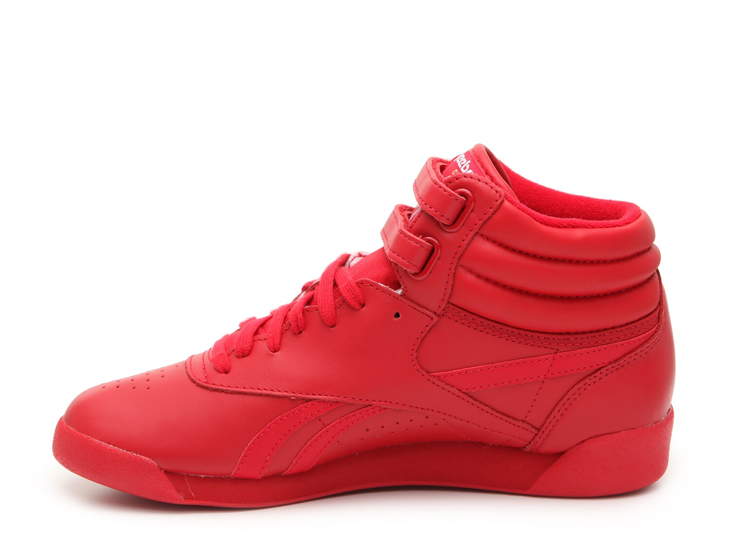red high top reebok freestyle