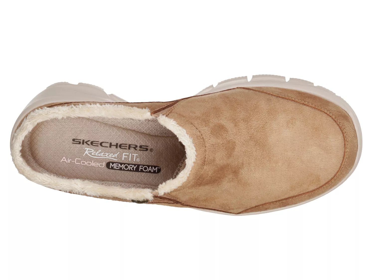 skechers relaxed fit easy going latte clog