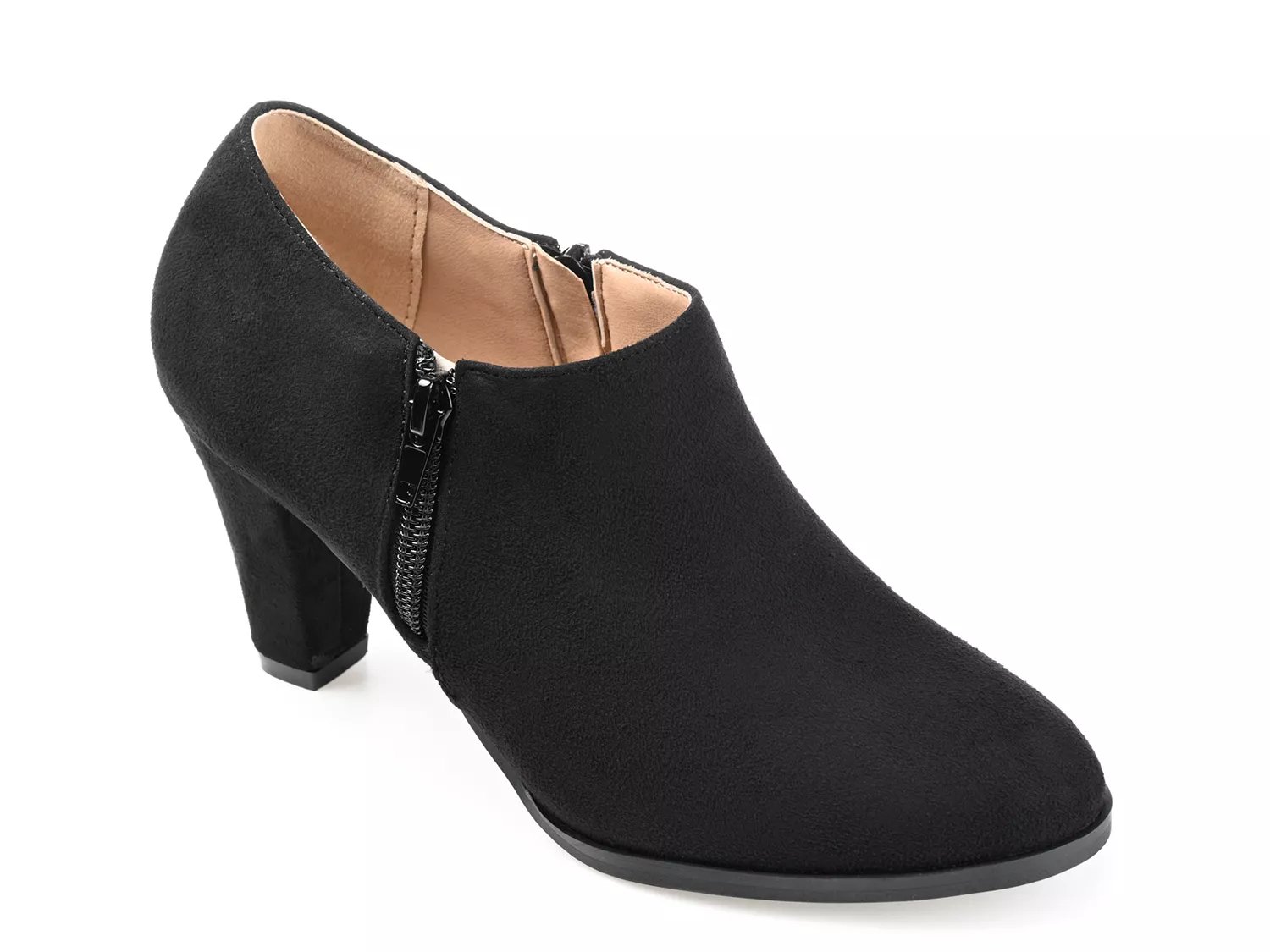 Journee Collection Wide Width Sanzi Bootie | Women's | Black | Size 9 | Boots