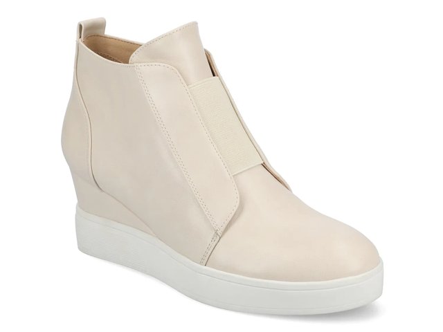 Journee Collection Clara Wedge Sneaker - Free Shipping | DSW