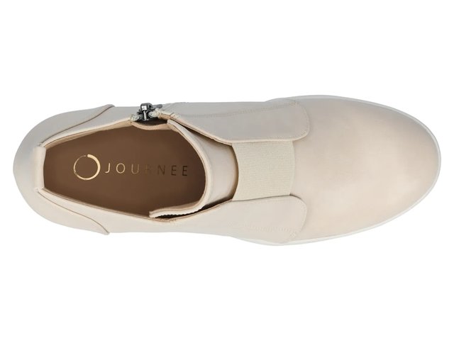 Journee Collection Clara Wedge Sneaker - Free Shipping | DSW